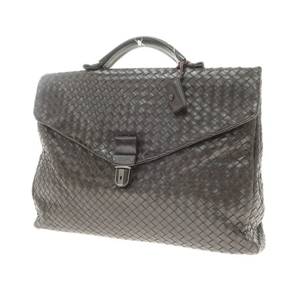 BOTTEGAVENETA（ボッテガヴェネタ）高価買取中ブリーフケース/イントレチャート/ブラウン/状態ランクC/