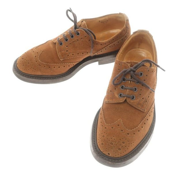 トリッカーズシューズ（Tricker's）M6518/ウイングチップ靴/ダイナイトソール/ブラウン/状態ランクB/英国製/